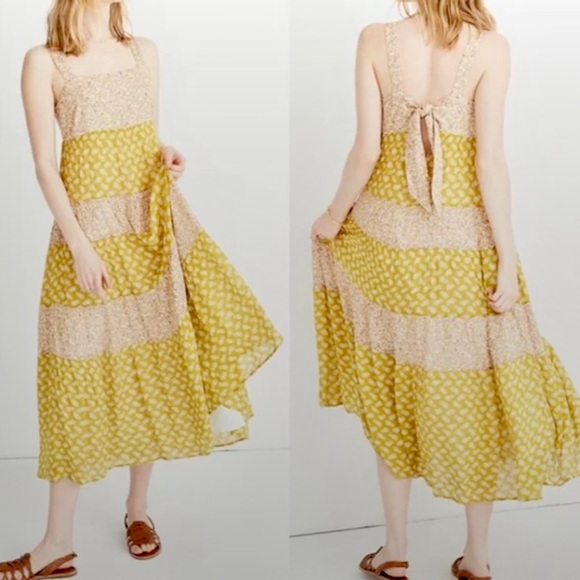 Madewell Dresses & Skirts - Madewell Print-Mix Tiered Midi Dress in Jaipur Floral
